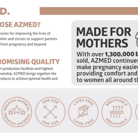 Maternity Belt -  Breathable Pregnancy Back Support - Belly Band Pelvic Pressure - Picture 6 of 7